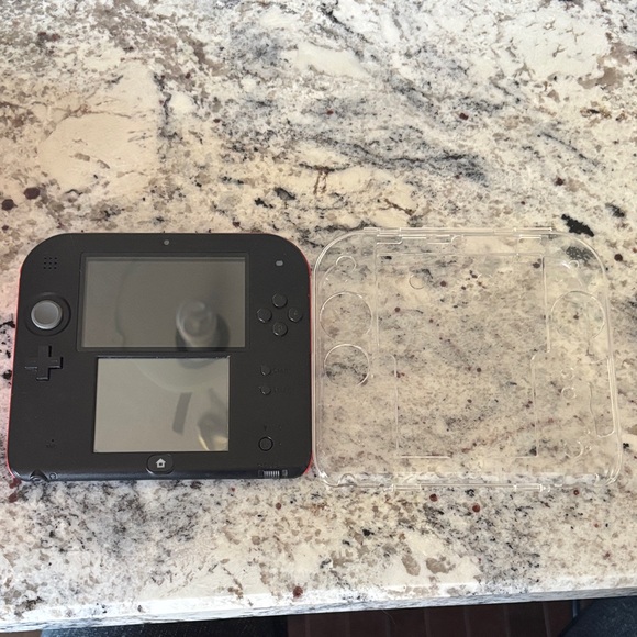 Nintendo 2DS Console - Black with Red Accents - Picture 2 of 4